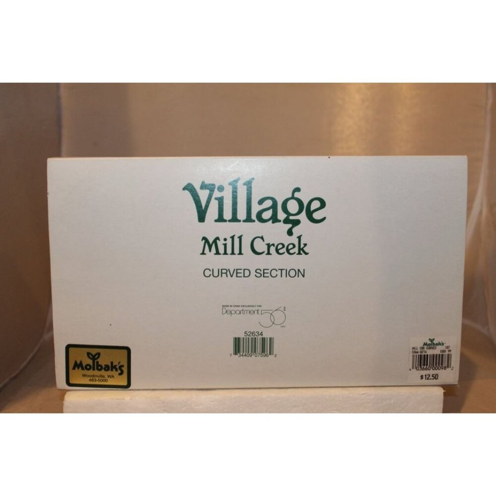 Dept 56 Village Accessory - Mill Creek Curved Section
